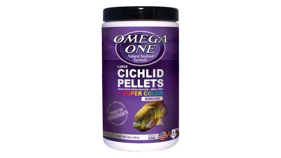 Omega One Super Color Cichlid Pellets are the best pellets available