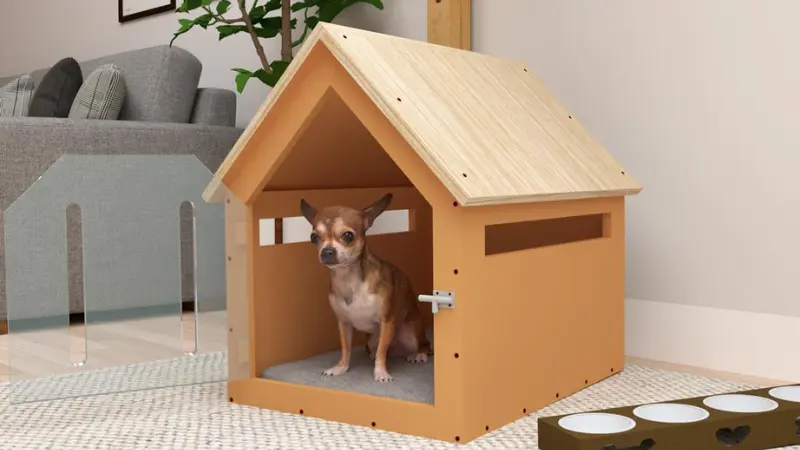 CRAFTING A SMALL DOG HOUSE